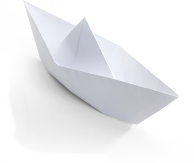 Papierschiffchen